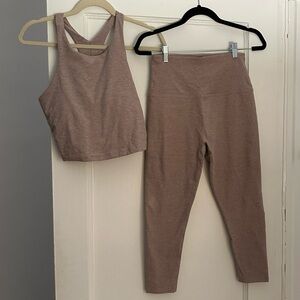 Beyond Yoga Spacedye Set Size L - Chai. Never worn!!